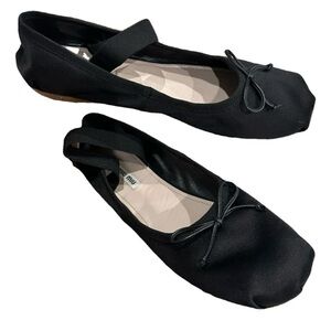 Miu Miu Black Ballerina Flats 🖤
